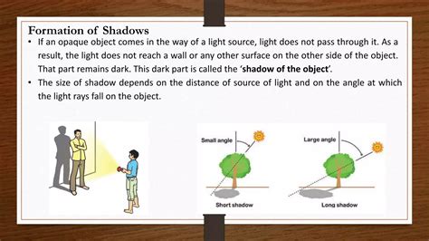 how is shadow formed for class 1