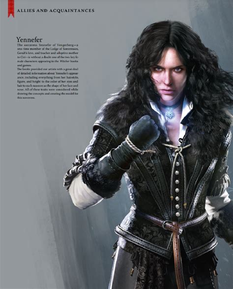 how is yennefer described in the books