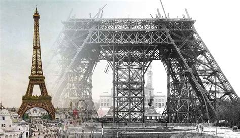 how long did the eiffel tower take to construct