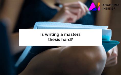 how long do you have to write a master's thesis