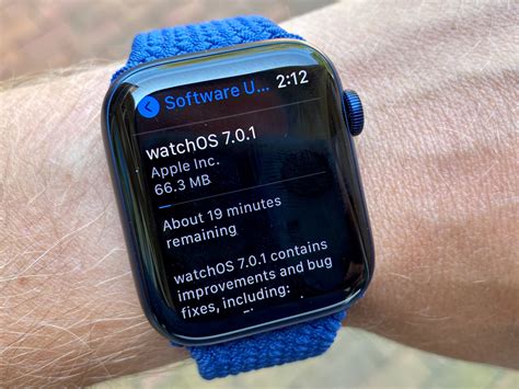 how long does an update take on apple watch