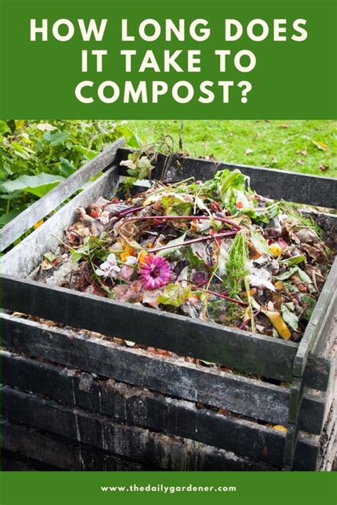 how long does it take for compost to be made