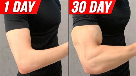 how long does it take to get big arms from working out