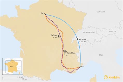 how long does it take to get from paris to provence