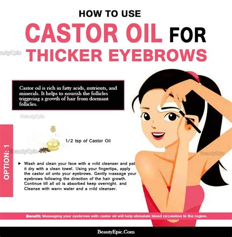 how long does it take to get thicker eyebrows with castor oil