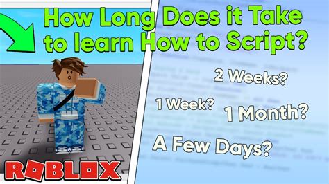 how long does it take to learn scripting