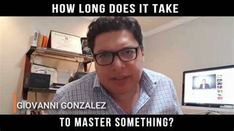 how long does it take to master something
