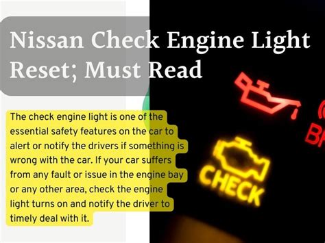 how long does it take to reset check engine light