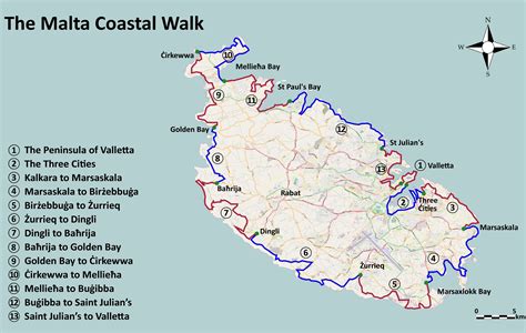 how long does it take to walk through malta