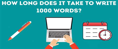 how long does it take to write 1000 words by hand