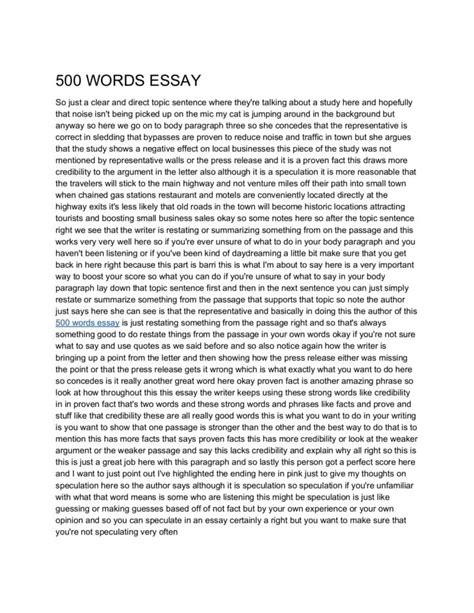 how long does it take to write 500 words with research