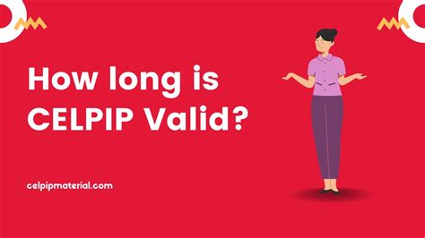 how long is celpip valid
