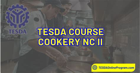 how long is cookery course in tesda
