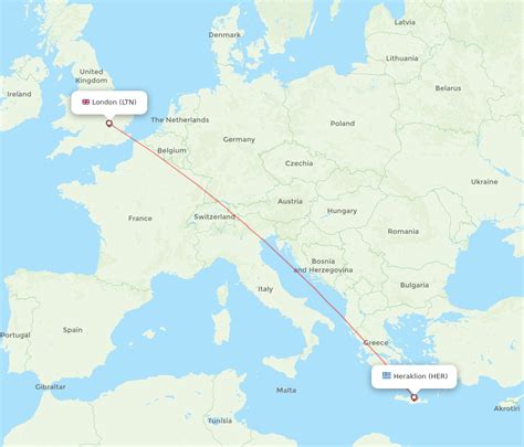 how long is flight to crete from uk