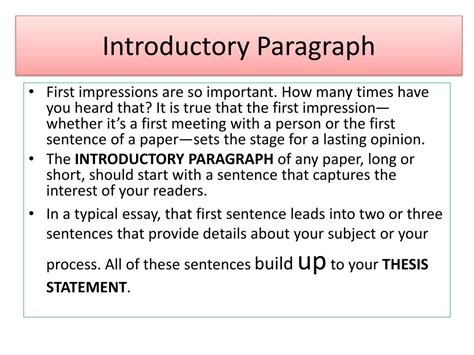 how long is intro paragraph