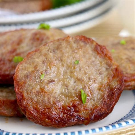 how long to air fry frozen breakfast sausage patties