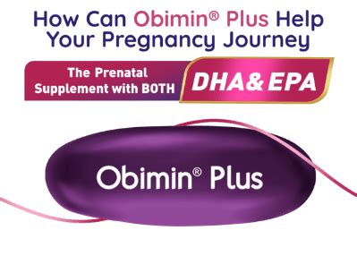 how long to take obimin plus