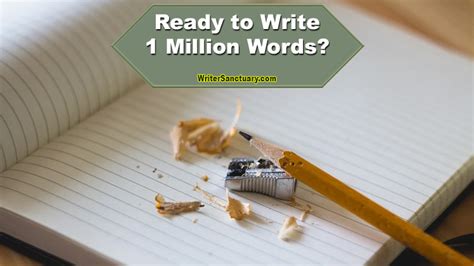 how long to write 1 million words
