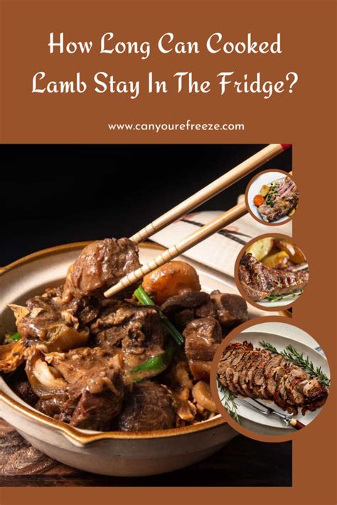 how long will cooked lamb keep in the fridge