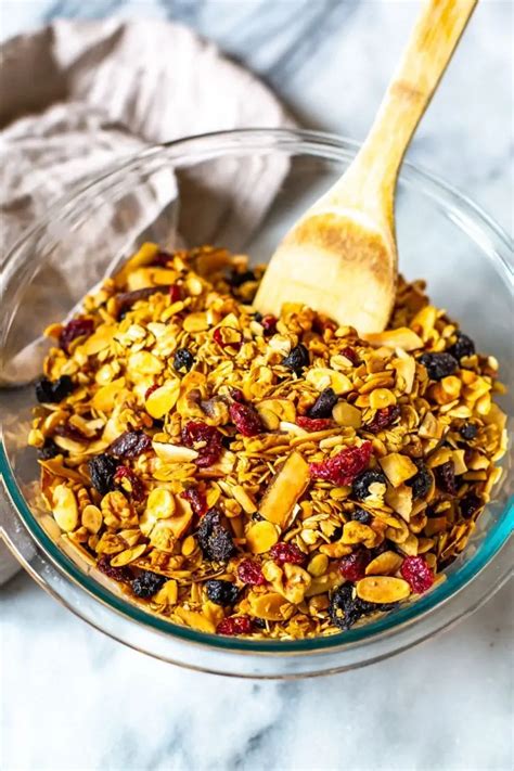 how many calories are in homemade granola