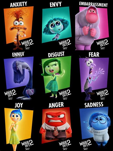 how many characters are in inside out