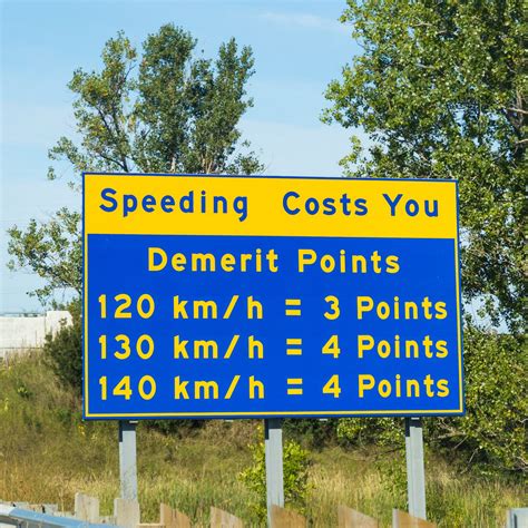 how many demerit points do you get in ontario