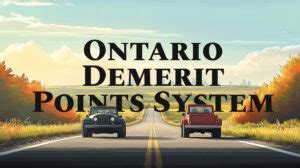 how many demerit points do you have in ontario