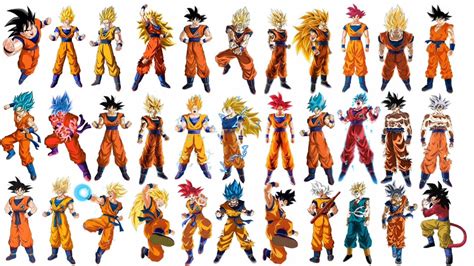 how many forms does goku have in total
