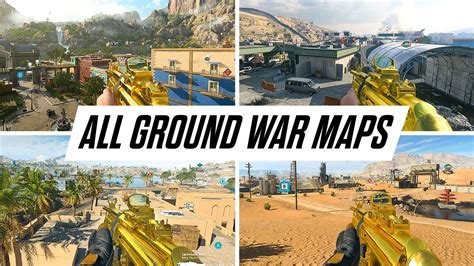 how many ground war maps in mw2