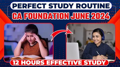 how many hours to study for ca foundation per day in icai