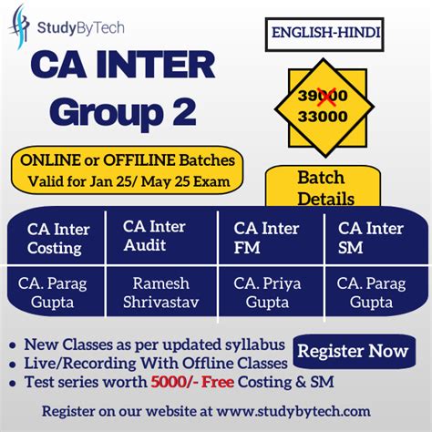 how many hours to study for ca inter group 1