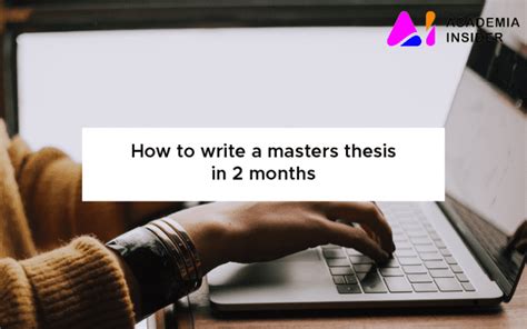 how many hours to write a master's thesis
