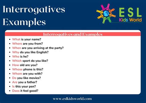 how many interrogative words are there