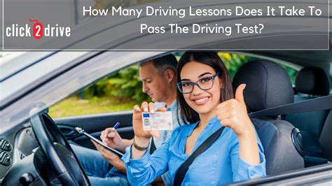 how many lessons does it take to pass a driving test