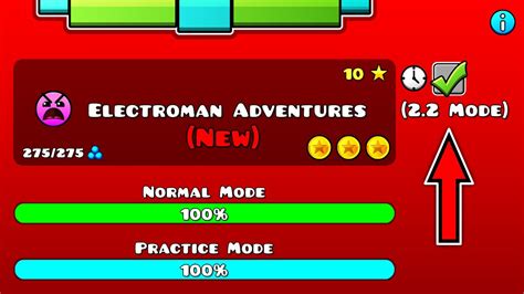 how many levels are in geometry dash 2.2