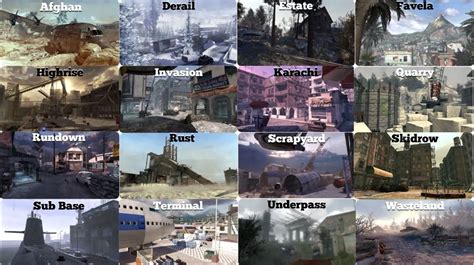 how many mw2 maps are in mw3