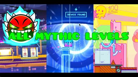 how many mythic levels are there in geometry dash