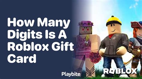 how many numbers are there in a roblox gift card code
