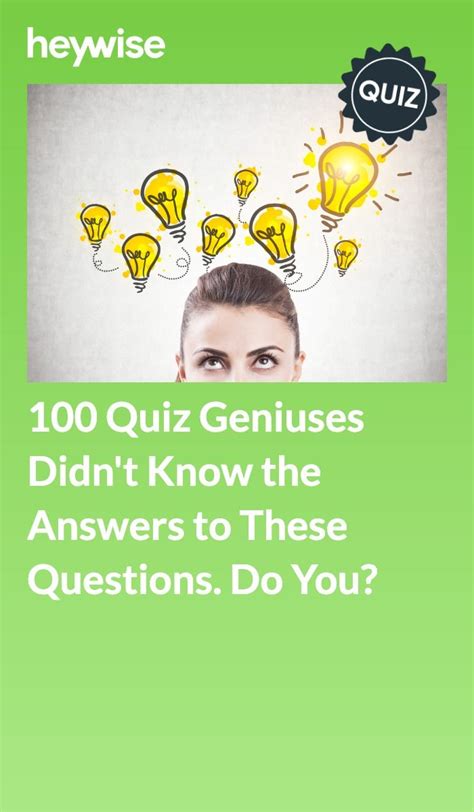 how many questions are on heywise quizzes