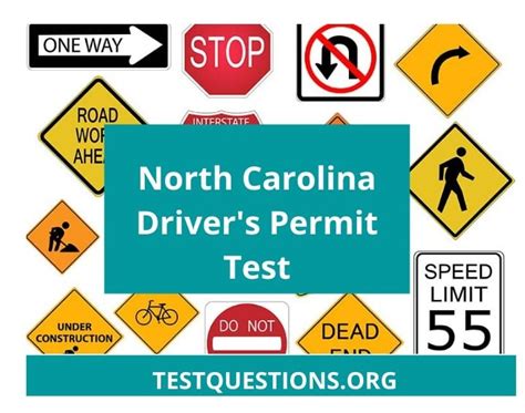 how many questions are on the permit test in north carolina