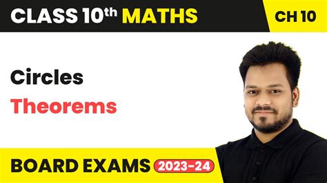how many theorems are there in circles class 10 cbse