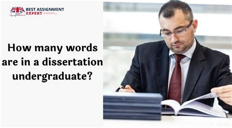 how many words is an undergraduate dissertation