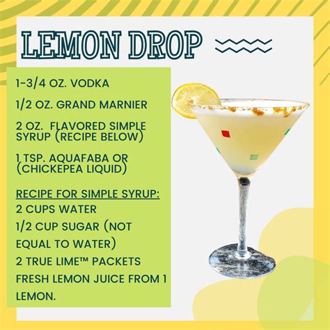 how much alcohol is in a lemon drop
