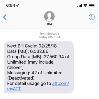 how much data does a text message use on iphone