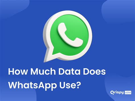 how much data does whatsapp texting use