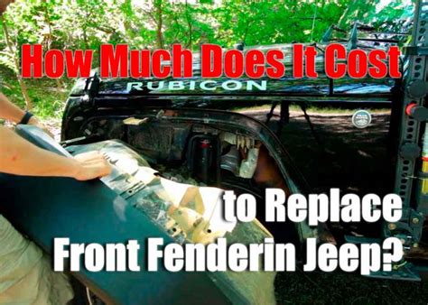 how much does a fender cost to replace