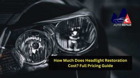 how much does a headlight cost to get fixed