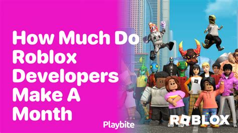 how much does a roblox game developer make per month