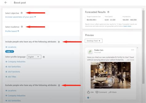 how much does it cost to boost a post on linkedin