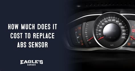 how much does it cost to change a abs sensor